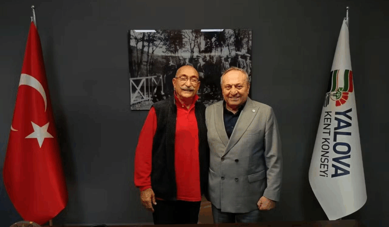 Kent Konseyi Başkanı Kenan Engin’den Osman Tanburacı’ya Ziyaret Kabulü