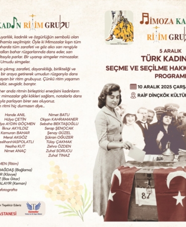 MİMOZA KADIN RİTİM GRUBU’NDAN 5 ARALIK’IN ANLAMINA ATFEN ÖZEL ETKİNLİK