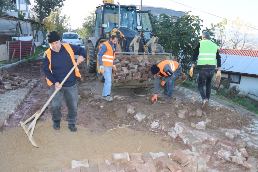 PARKE BAKIM ONARIM ÇALIŞMALARI DEVAM EDİYOR