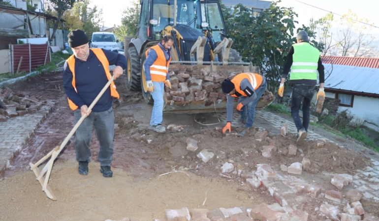 PARKE BAKIM ONARIM ÇALIŞMALARI DEVAM EDİYOR