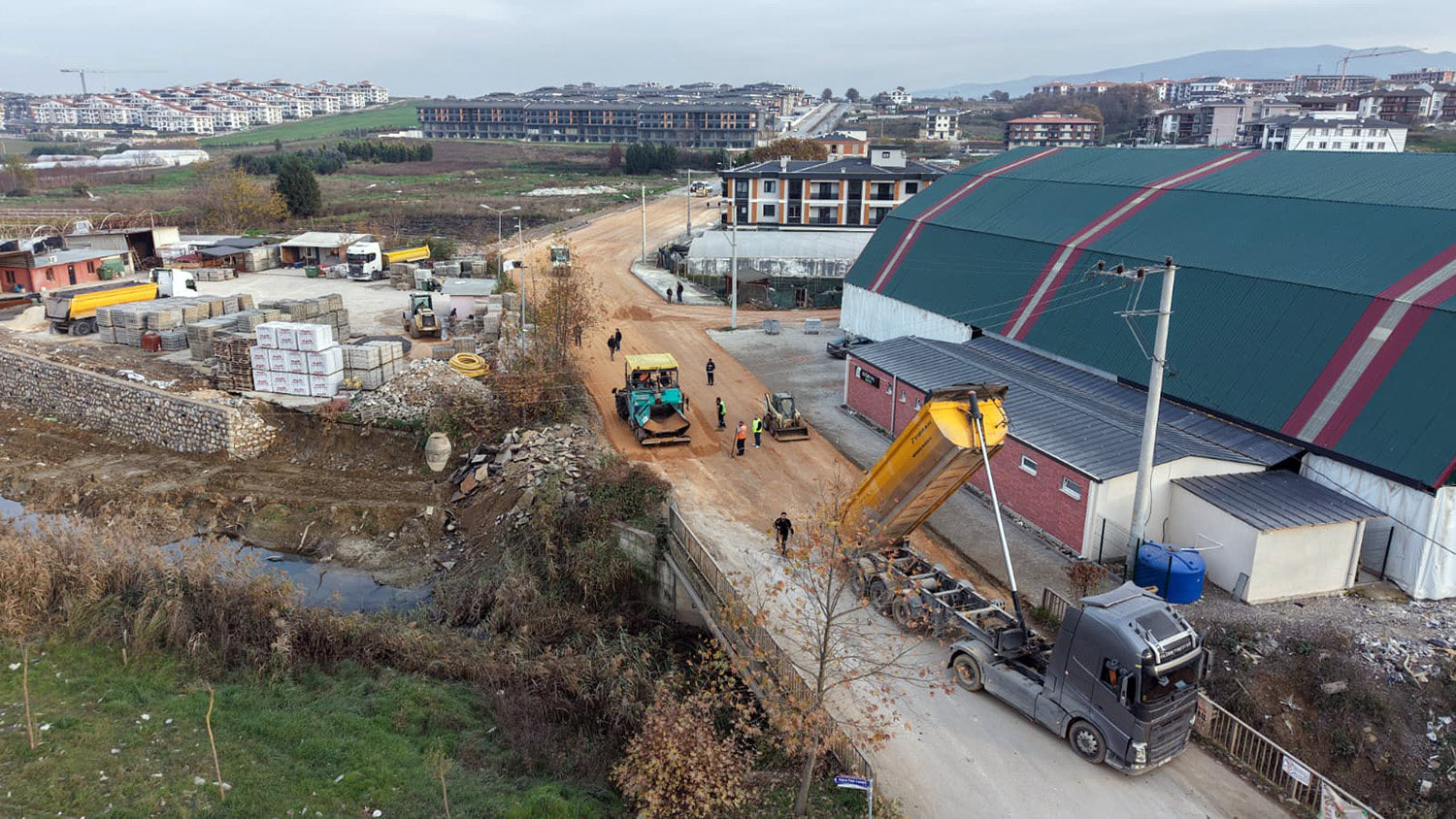 EKİPLERDEN GECE MESAİSİ MKP’DE ÇALIŞMALAR ARALIKSIZ SÜRÜYOR