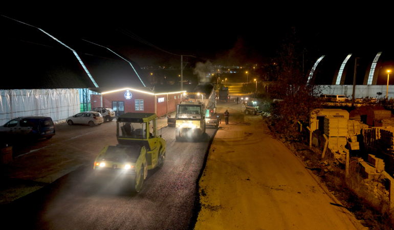 EKİPLERDEN GECE MESAİSİ MKP’DE ÇALIŞMALAR ARALIKSIZ SÜRÜYOR