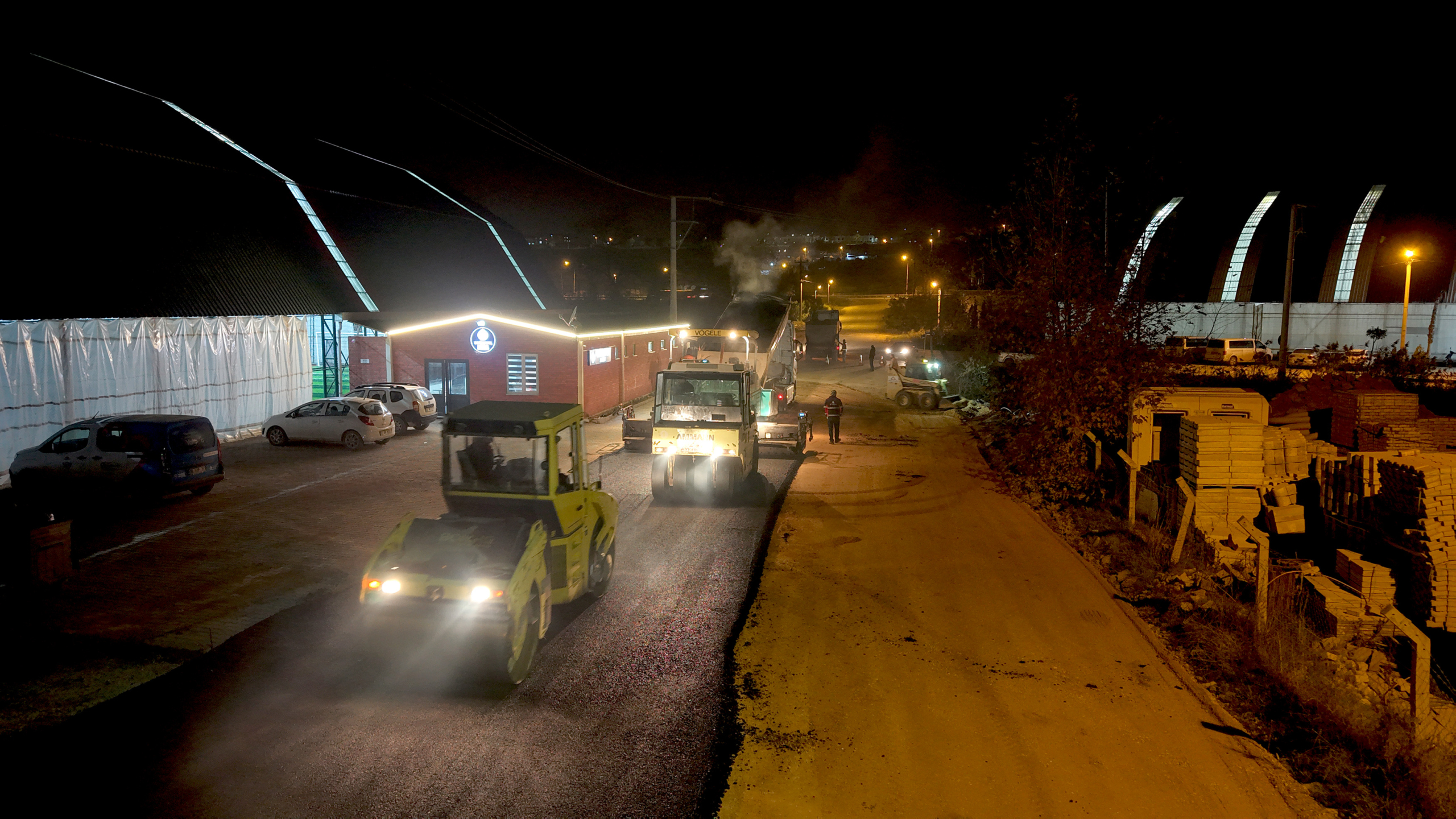 EKİPLERDEN GECE MESAİSİ MKP’DE ÇALIŞMALAR ARALIKSIZ SÜRÜYOR