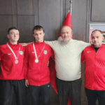 Esenköy’ün Gururu Genç Sporcular Başkan Mehmet Temel’i Ziyaret Etti