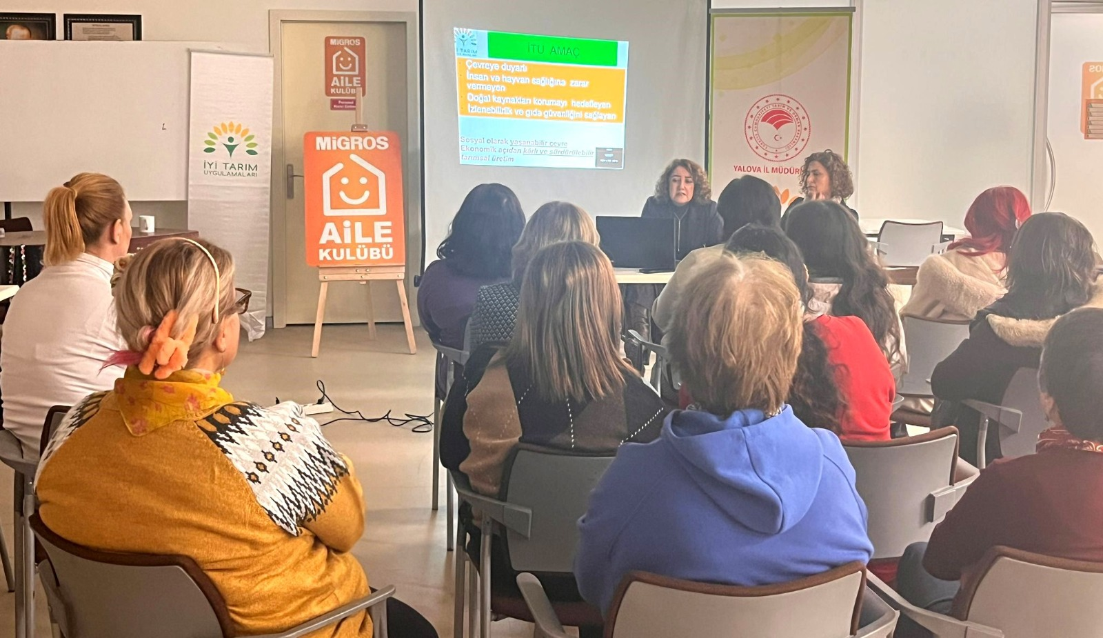 KOOPERATİF ÜYELERİNE İYİ TARIM UYGULAMALARI EĞİTİMİ VERİLDİ