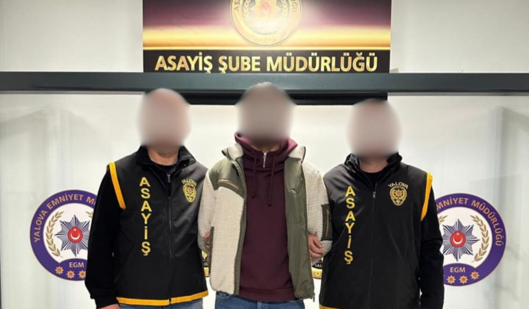 YALOVA’DA 7 YILDIR ARANAN HÜKÜMLÜ OPERASYONLA YAKALANDI