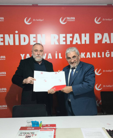 Cengiz Çetin Yeniden Refah Partisi Yalova İl Başkan Yardımcılığı Görevine Yeniden Getirildi