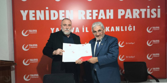 Cengiz Çetin Yeniden Refah Partisi Yalova İl Başkan Yardımcılığı Görevine Yeniden Getirildi