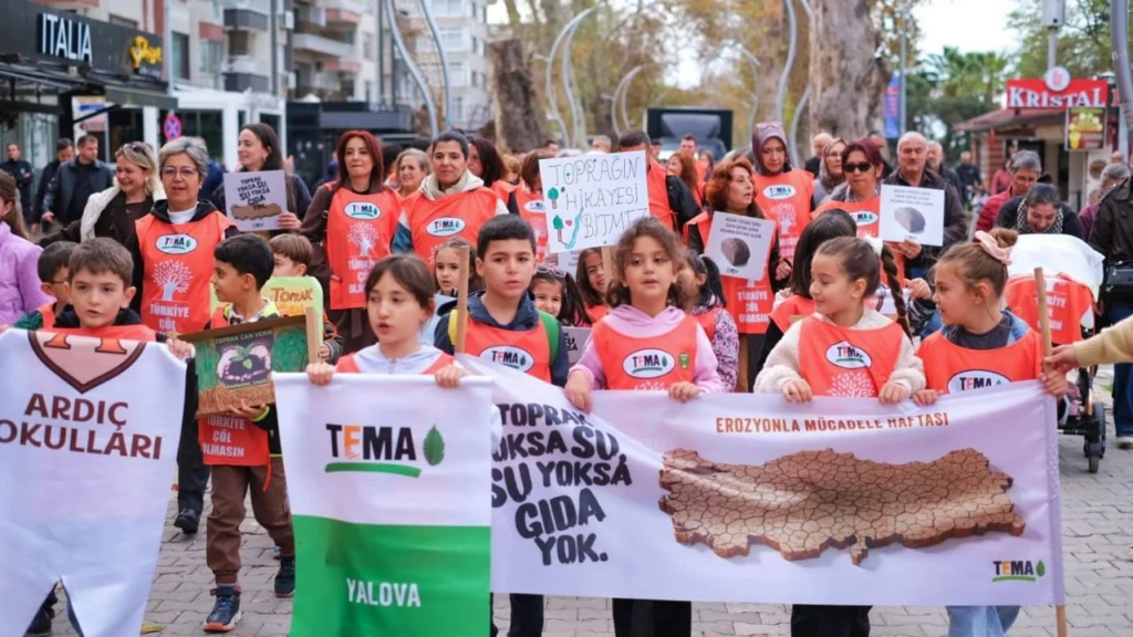 YALOVA’DA TEMA VAKFI’NDAN ERZYONLA MÜCADELE MESAJI: “TOPRAK YOKSA SU, SU YOKSA GIDA YOK”
