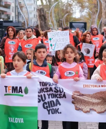 YALOVA’DA TEMA VAKFI’NDAN ERZYONLA MÜCADELE MESAJI: “TOPRAK YOKSA SU, SU YOKSA GIDA YOK”