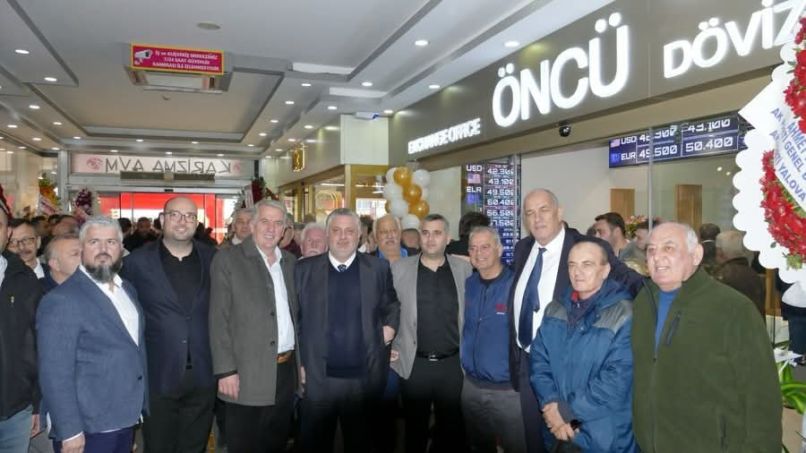 Yalova’ya Yeni Döviz Bürosu: Öncü Döviz Hizmete Açıldı