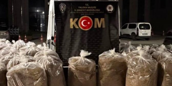 Yalova’da Kayıt Dışı Suça Geçit Yok: 1,5 Ton Kaçak Tütün ve On Binlerce Makaron Ele Geçirildi