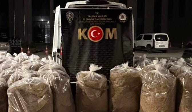 Yalova’da Kayıt Dışı Suça Geçit Yok: 1,5 Ton Kaçak Tütün ve On Binlerce Makaron Ele Geçirildi