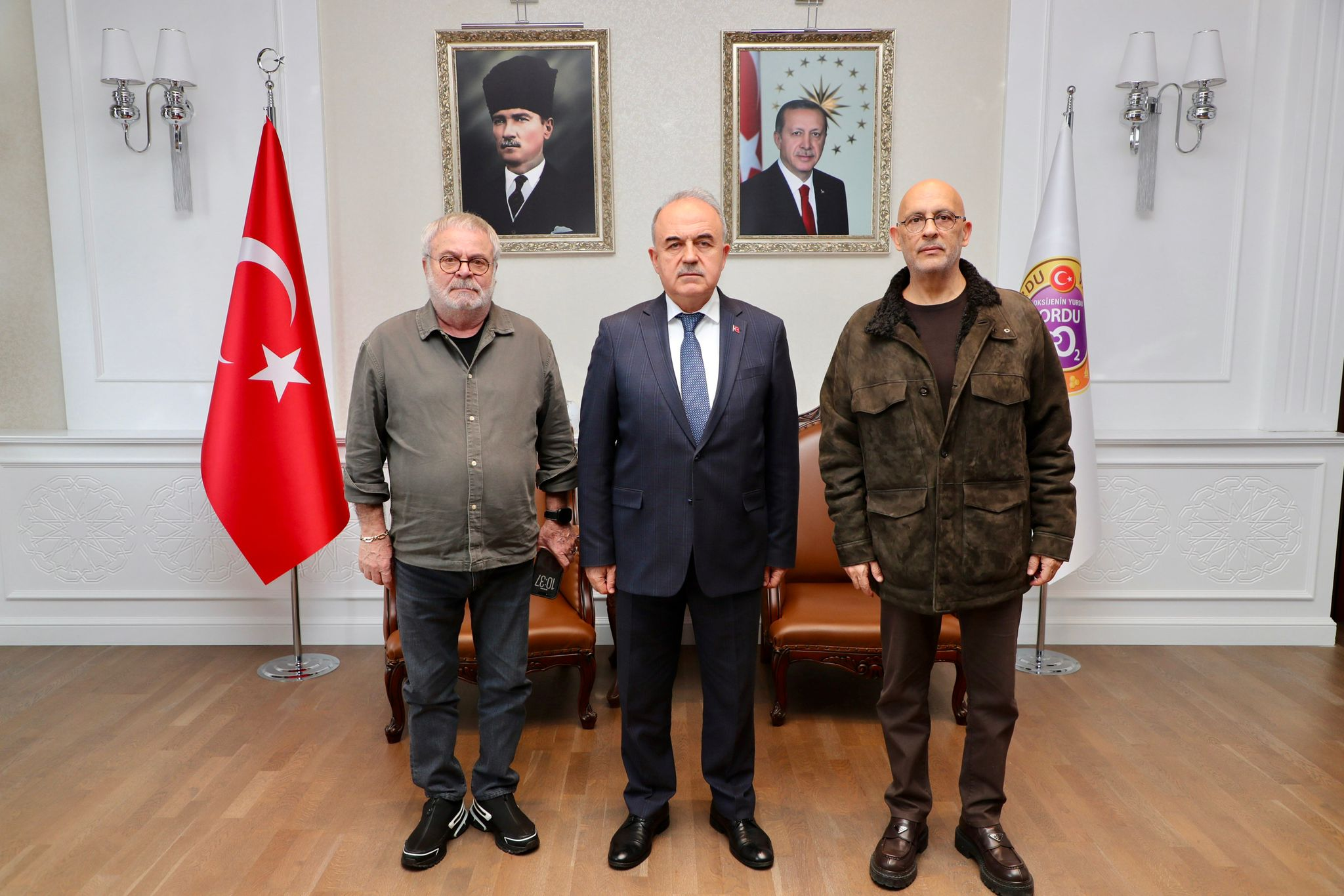 İş İnsanları Ordu Valisi Muammer Erol’u Ziyaret Etti