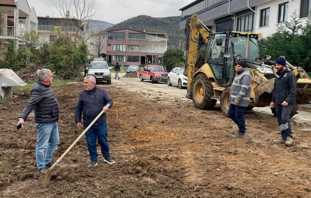 Teşvikiye’de Altyapı ve Yol Çalışmaları Hız Kesmeden Sürüyor