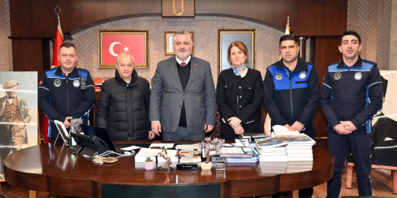 YALOVA BELEDİYESİ ZABITA PERSONELİ TERFİ SEVİNCİ YAŞADI