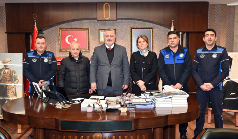 YALOVA BELEDİYESİ ZABITA PERSONELİ TERFİ SEVİNCİ YAŞADI