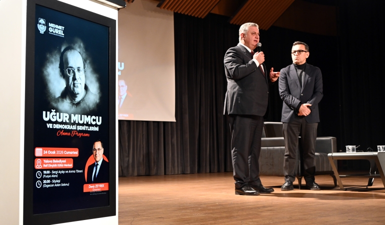 UĞUR MUMCU ÖLÜMÜNÜN 33’ÜNCÜ YILINDA YALOVA’DA ANILDI