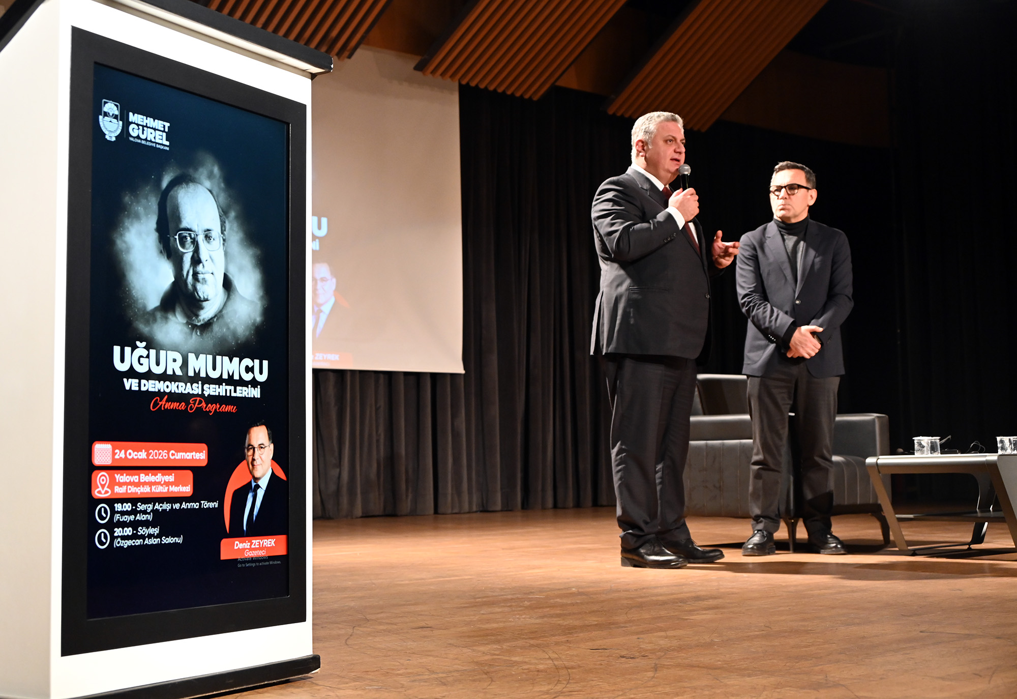 UĞUR MUMCU ÖLÜMÜNÜN 33’ÜNCÜ YILINDA YALOVA’DA ANILDI