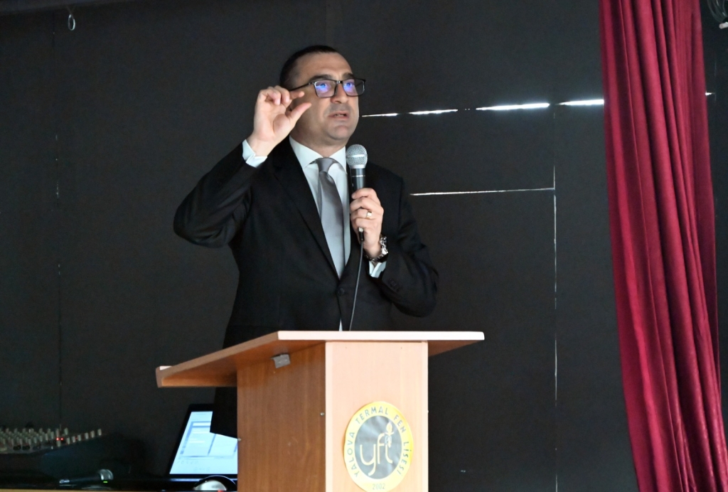 TERMAL FEN LİSESİ’NDE İKLİM DEĞİŞİKLİĞİ KONFERANSI DÜZENLENDİ