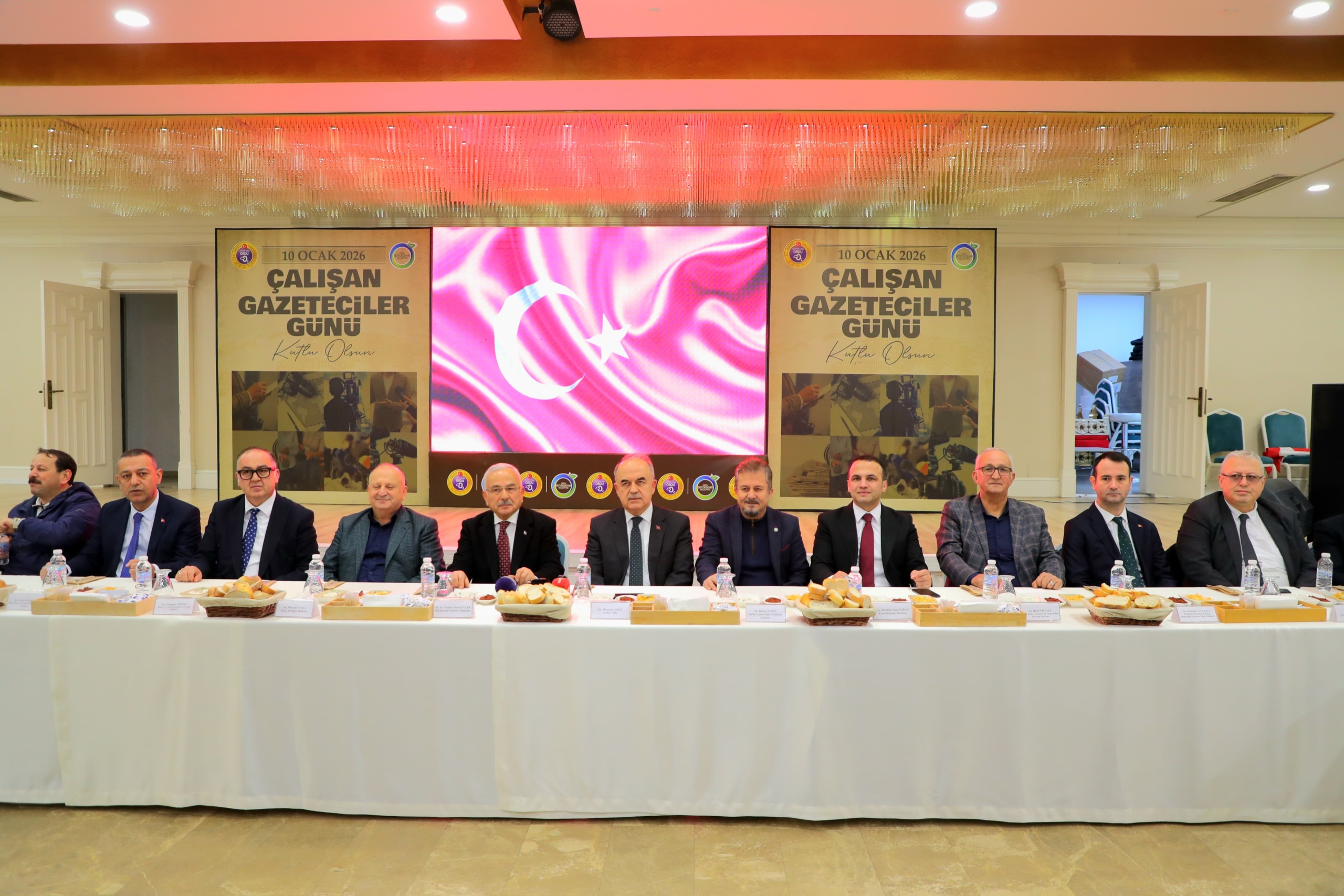 Ordu’da 10 Ocak Çalışan Gazeteciler Günü Coşkuyla Kutlandı