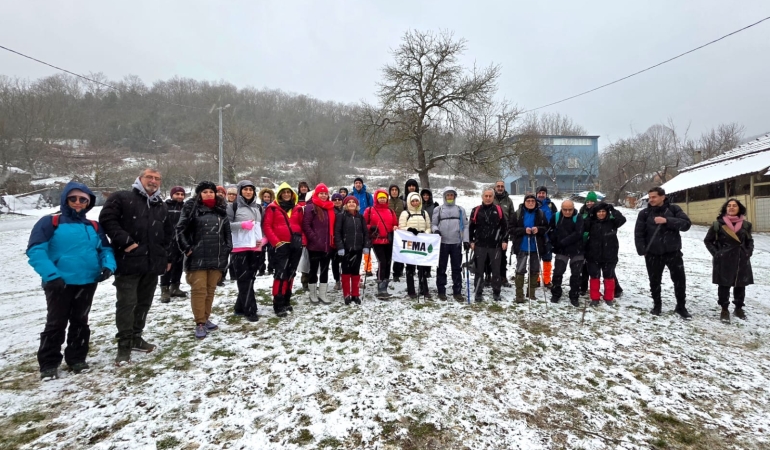 YALOVA TEMA KURUCU ÖNDERLERİNİ DOĞADA ANDI