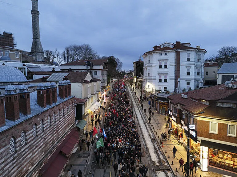 Türkiye’de Büyük Gazze Yürüyüşü: Sabahın İlk Işıklarında İstanbul’da Tarihi Katılım