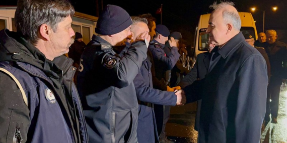 Ordu’da Protokolden Yılbaşı Mesaisi: Görev Başındaki Kamu Personeline Moral Ziyareti