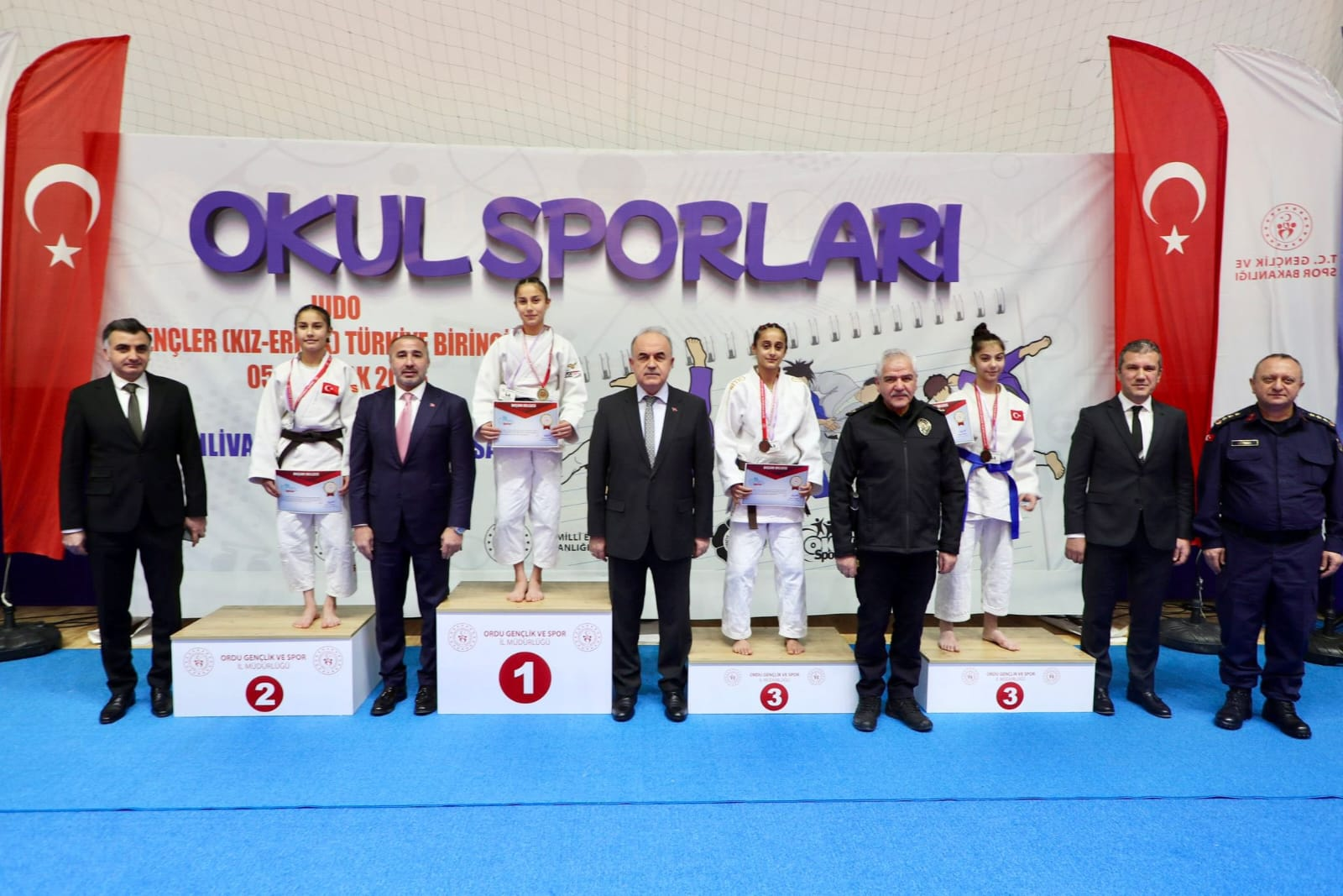 Ordu’da Okul Sporları Judo Gençler Türkiye Birinciliği Coşkuyla Başladı