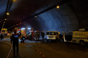 Orhangazi Tüneli’nde Gerçeğini Aratmayan Trafik Kazası ve Yangın Tatbikatı