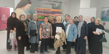 Yalova Eğitim ve Araştırma Hastanesi Gebe Okulu’nda 1. Tur Eğitimleri Tamamlandı