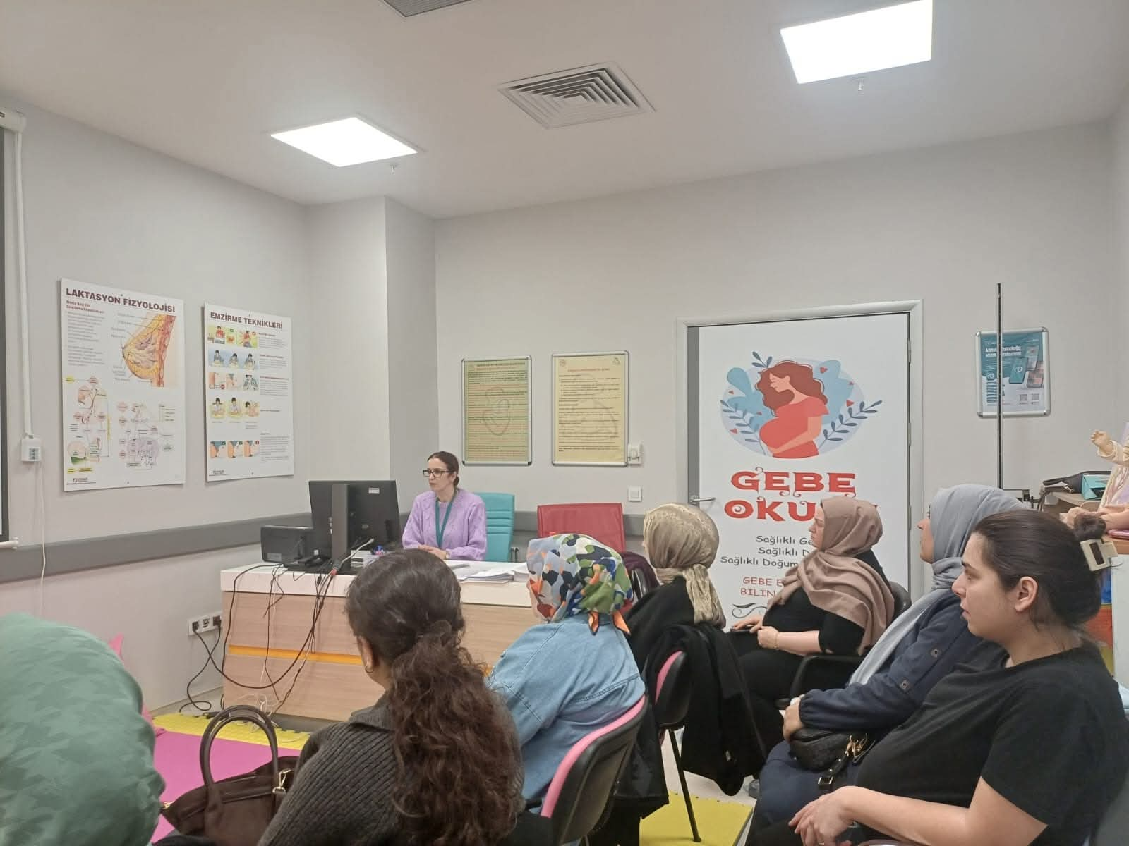 Yalova Eğitim ve Araştırma Hastanesi Gebe Okulu’nda 1. Tur Eğitimleri Tamamlandı