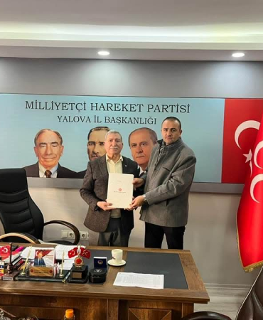 MHP Yalova Merkez İlçe Başkanlığına Şahin Şentürk Görevlendirildi
