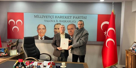 MHP Yalova Merkez İlçe Başkanlığına Şahin Şentürk Görevlendirildi
