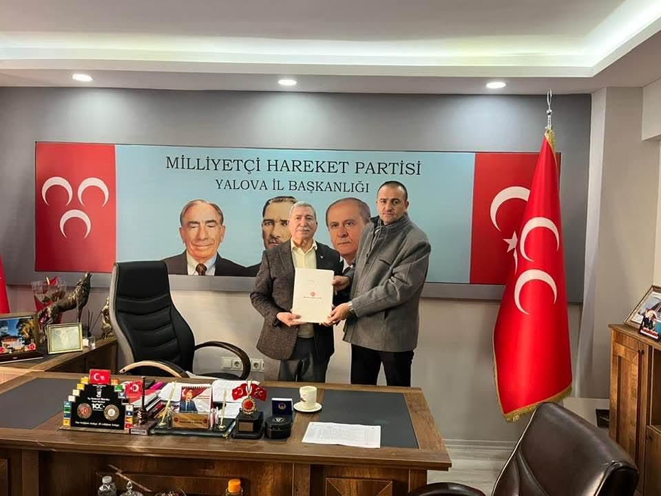 MHP Yalova Merkez İlçe Başkanlığına Şahin Şentürk Görevlendirildi