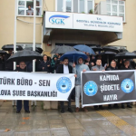 TÜRK BÜRO-SEN’DEN SGK’DAKİ SİLAHLI SALDIRIYA SERT TEPKİ: “MEMURUN CAN GÜVENLİĞİ ARTIK ERTELENEMEZ”