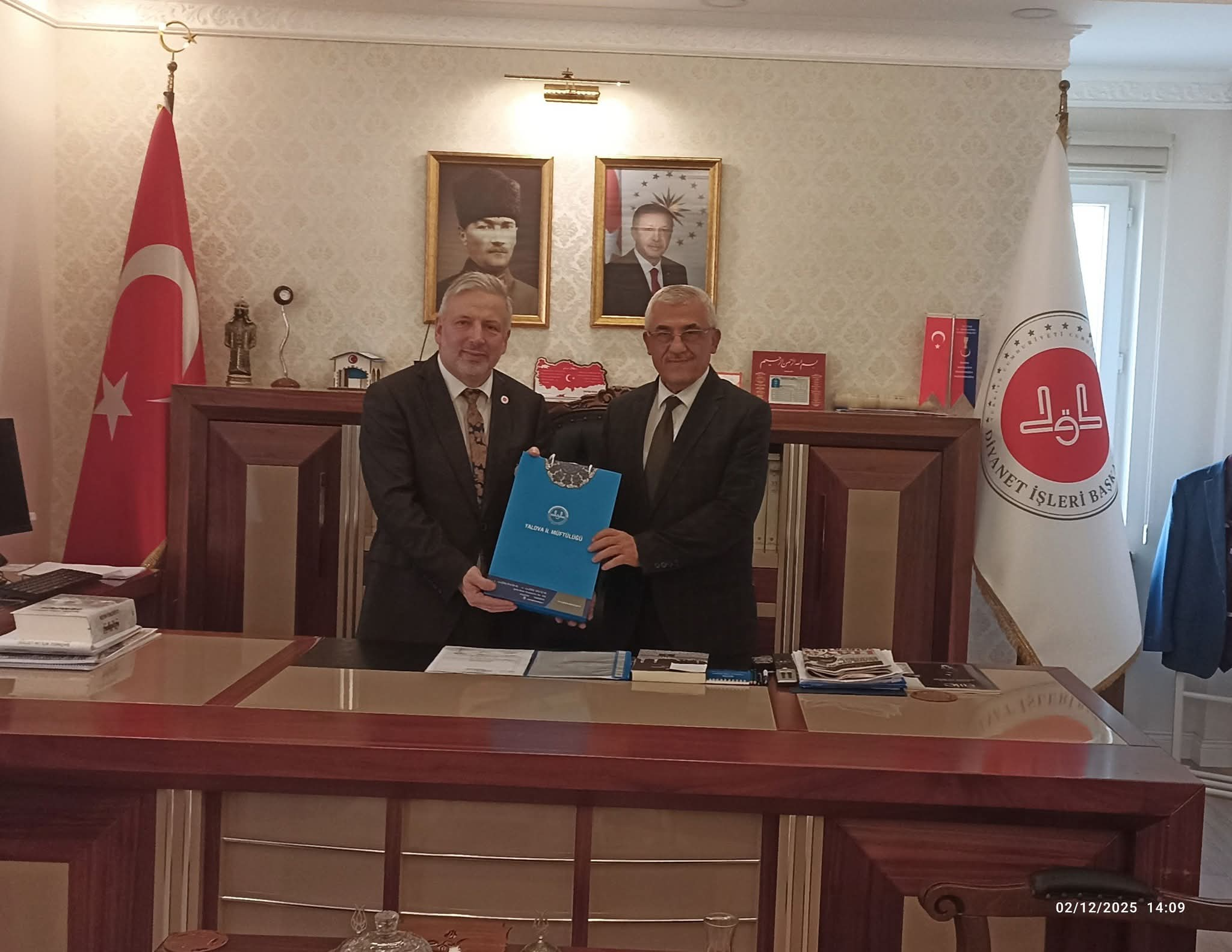 Yalova İl Müftüsü İlyas Yılmaztürk’ten Emekli Vali Yardımcısı Cemil Aksak’a Vefa Mesajı