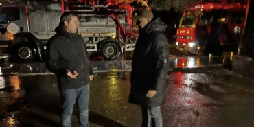 Gece Boyu Süren Sağanakta Belediyeden Hızlı Müdahale: Başkan Avni Kurt Sahada