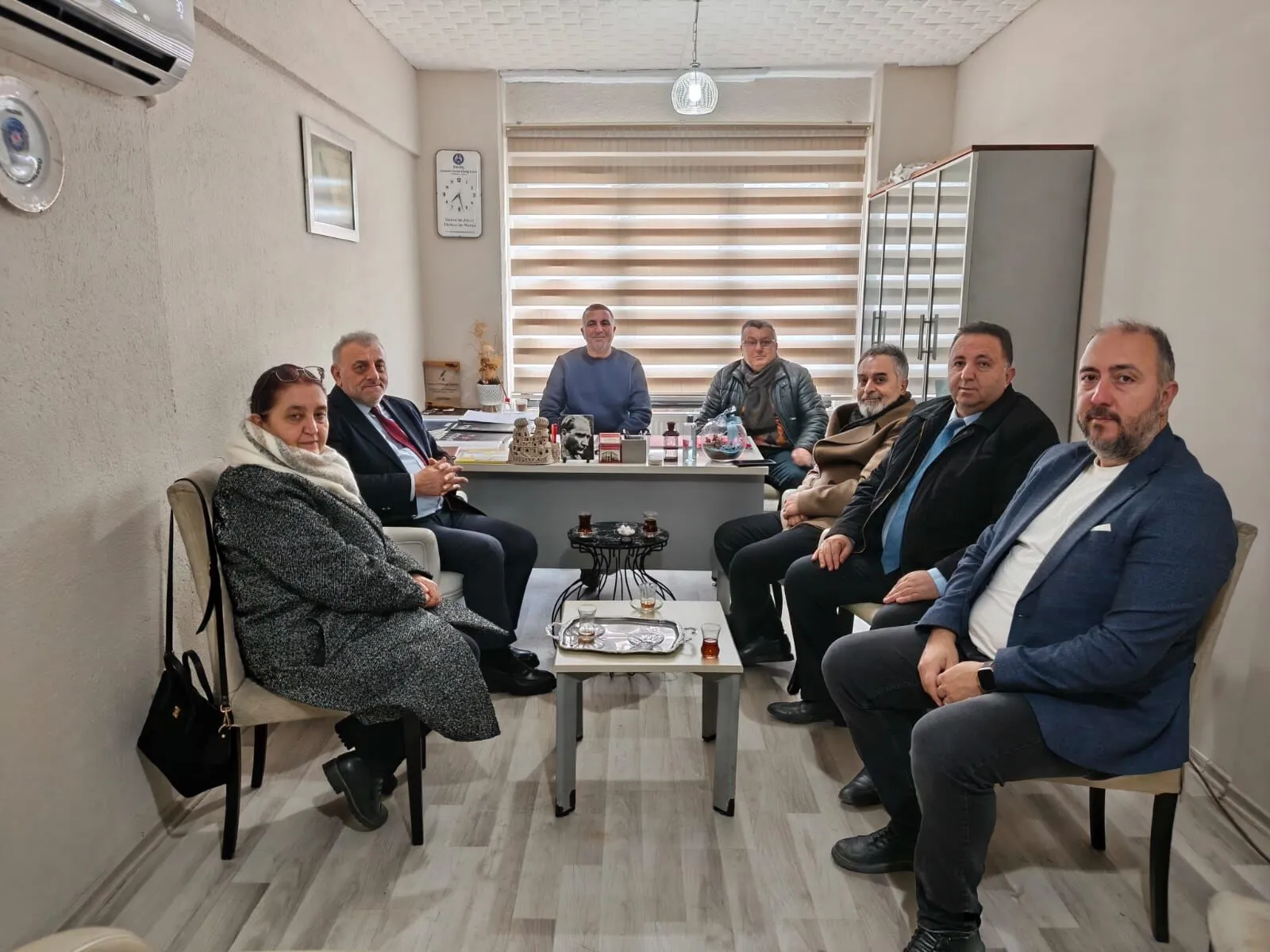 DEVA Partisi Heyetinden Yalova Gazeteciler Cemiyeti’ne Ziyaret