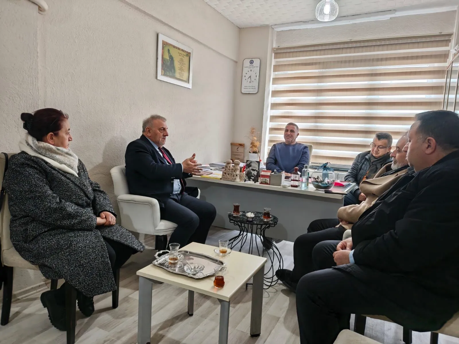 DEVA Partisi Heyetinden Yalova Gazeteciler Cemiyeti’ne Ziyaret