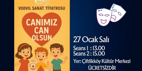 ÇİFTLİKKÖY BELEDİYESİ’NDEN ÇOCUKLARA MASAL GİBİ TİYATRO ŞÖLENİ