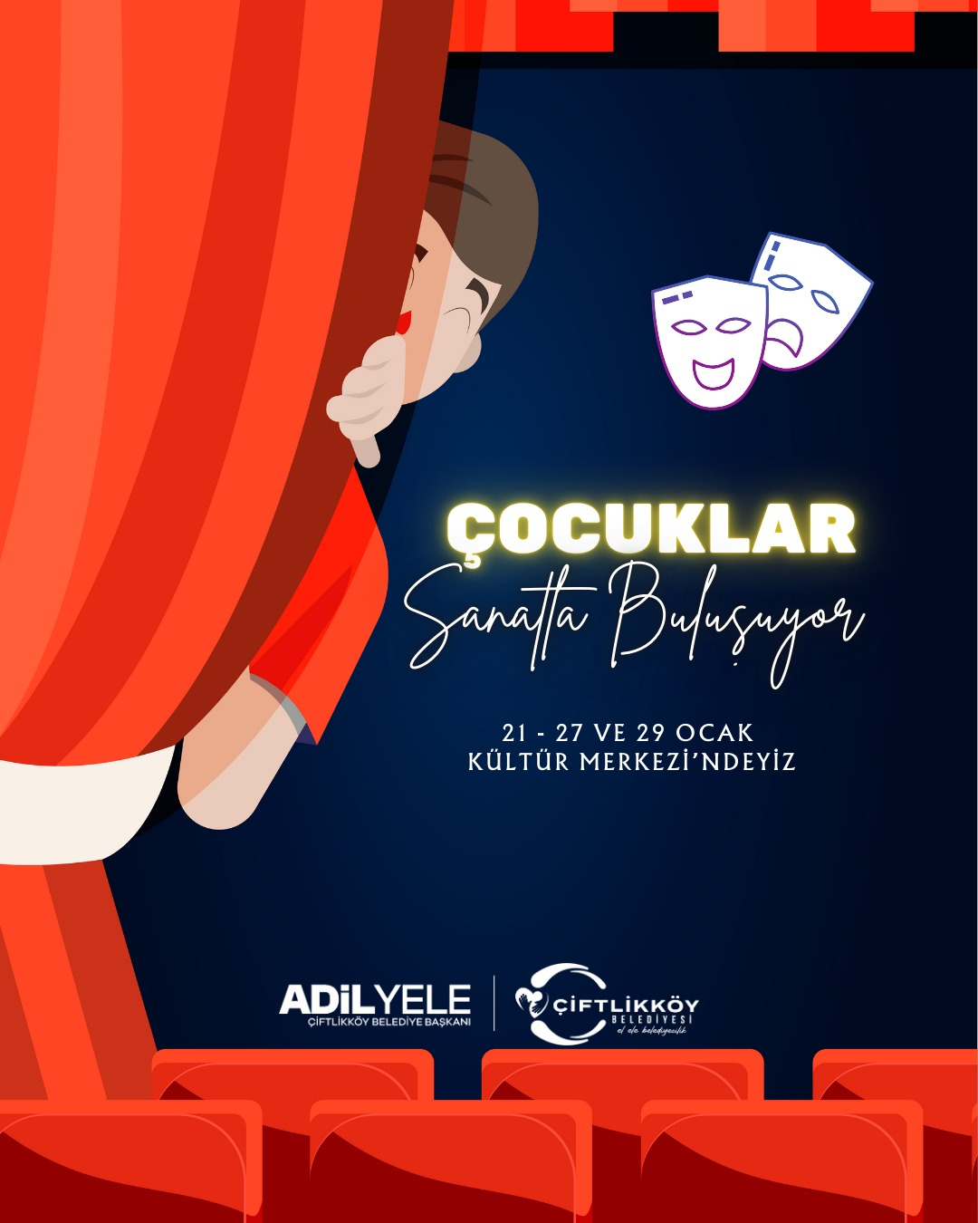 ÇİFTLİKKÖY BELEDİYESİ’NDEN ÇOCUKLARA MASAL GİBİ TİYATRO ŞÖLENİ