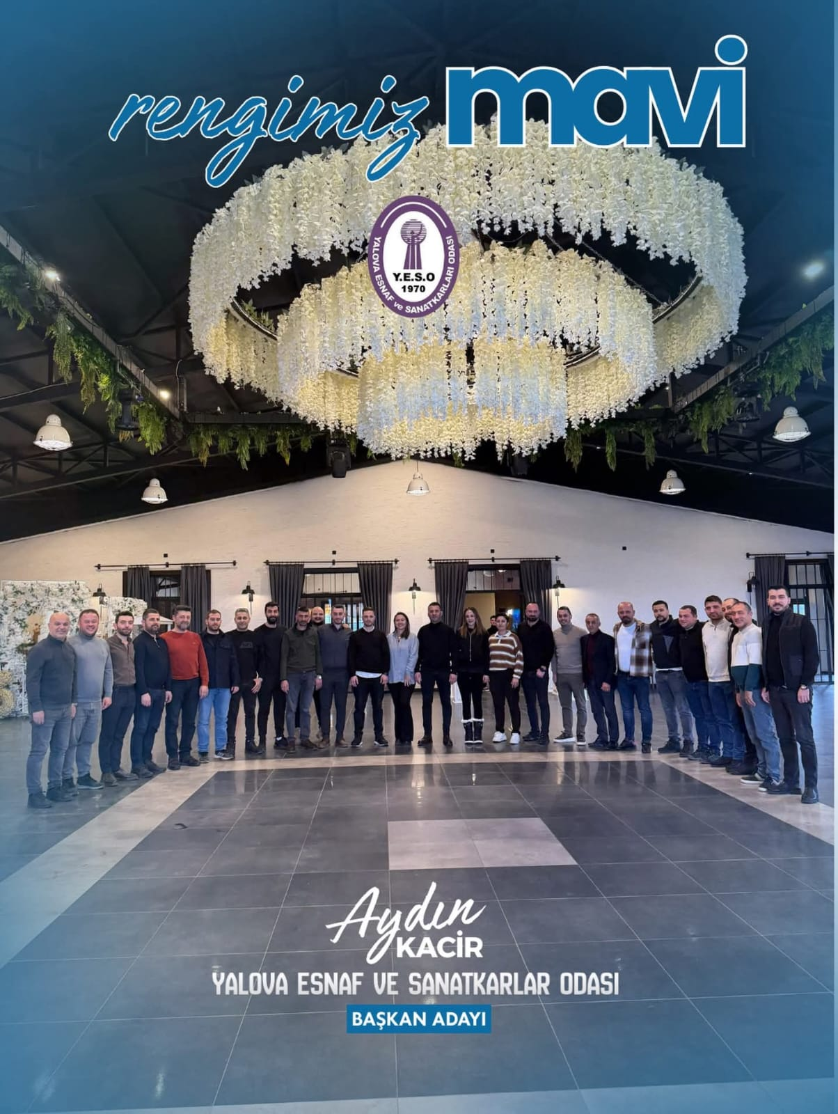 Yalova Esnaf ve Sanatkârlar Odası Seçiminde Geri Sayım: Aydın Kacir’den “Mavi Liste” Çağrısı
