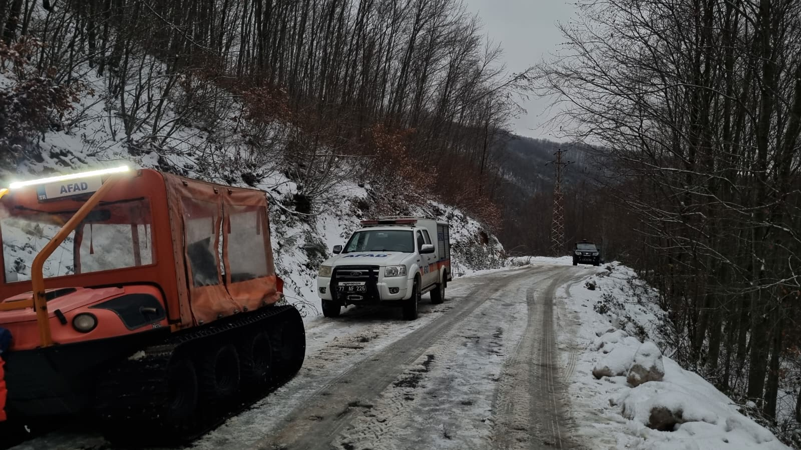 Teşvikiye Delmece Yaylası Yolunda Mahsur Kalan 35 Kişi Güvenle Kurtarıldı