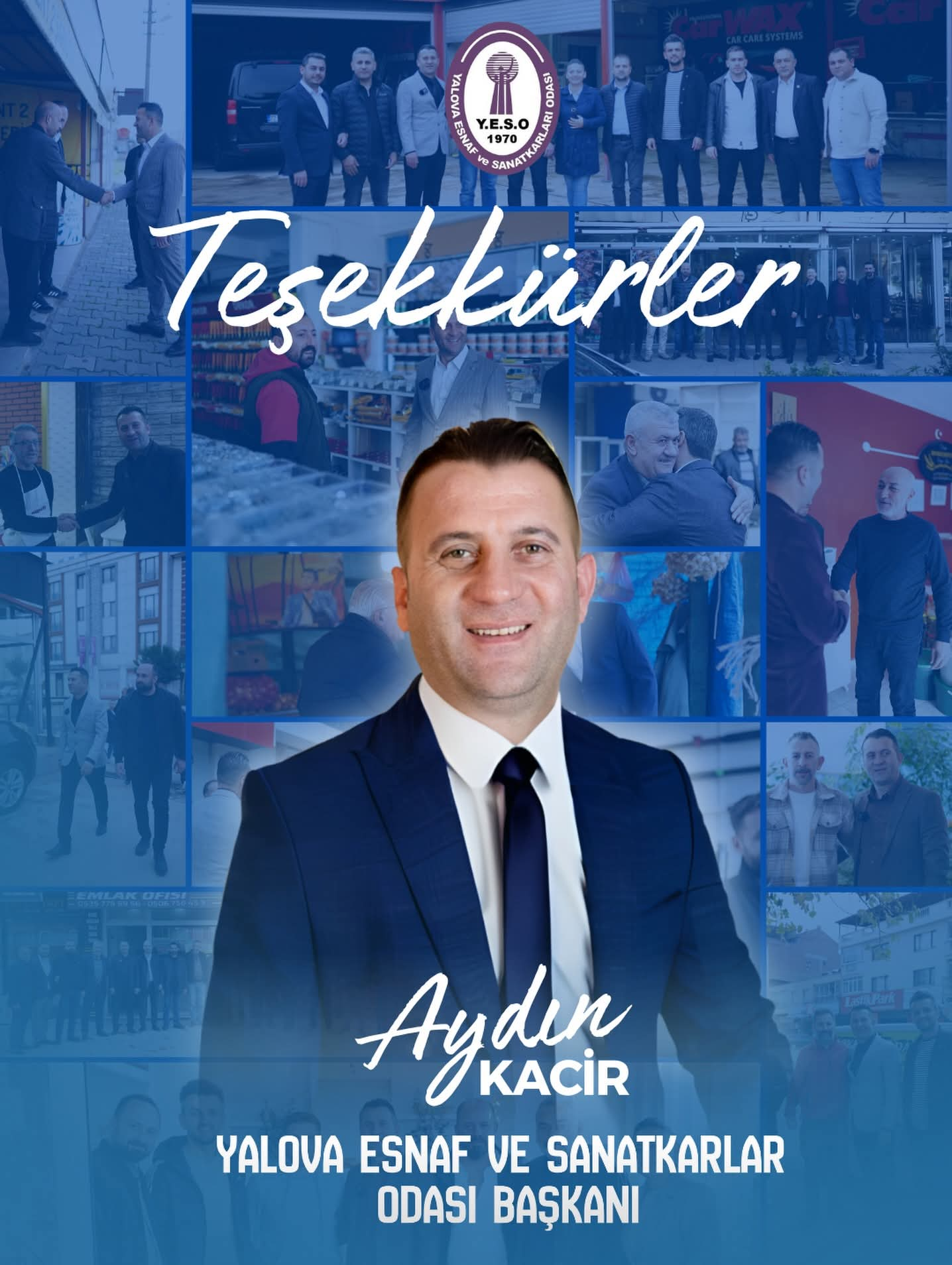 Yalova Esnaf ve Sanatkârlar Odası’nda Yeni Dönem: Başkan Aydın Kaçır’dan Birlik ve Dayanışma Mesajı