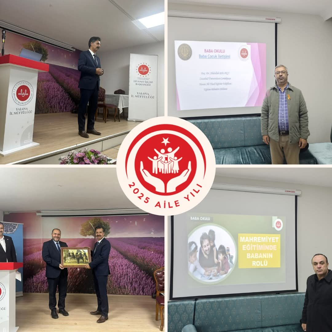 Yalova İl Müftülüğü’nden Aile Yapısını Güçlendiren “Baba Okulu” Seminerleri 5 Yalova İl Müftülüğü’nden Aile Yapısını Güçlendiren “Baba Okulu” Seminerleri