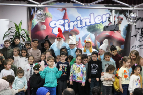 ‘ŞİRİNLER’ ÇİFTLİKKÖY’DE ÇOCUKLARLA BULUŞTU