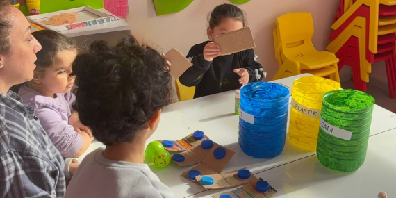 ADEM Oyun Odası’nda Çocuklara Sıfır Atık Bilinci Aşılandı