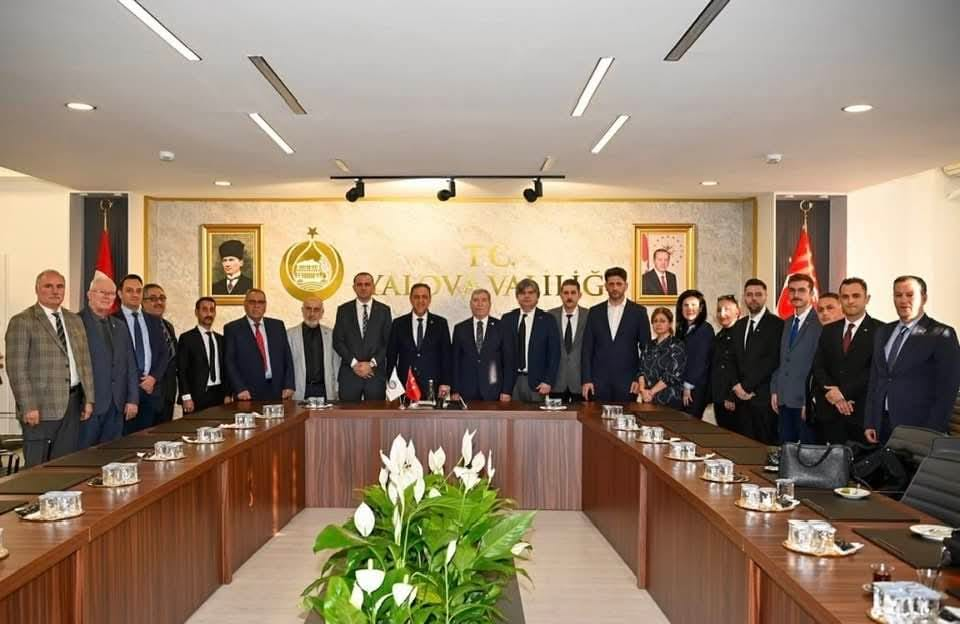 MHP Yalova İl Teşkilatından Vali Dr. Ahmet Hamdi Usta’ya Tebrik Ziyareti