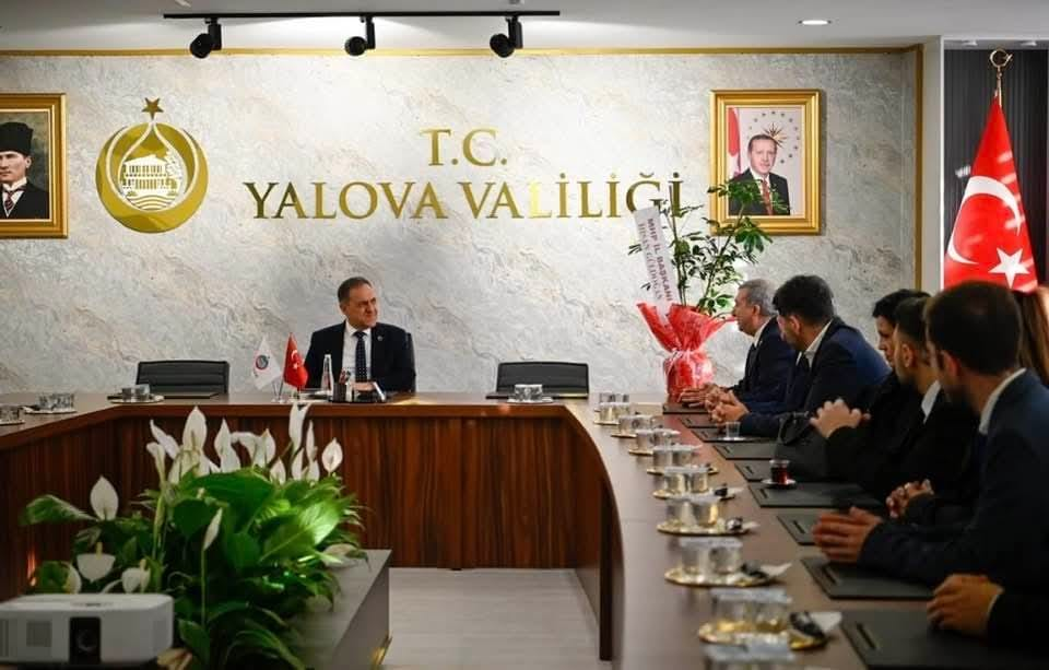 MHP Yalova İl Teşkilatından Vali Dr. Ahmet Hamdi Usta’ya Tebrik Ziyareti